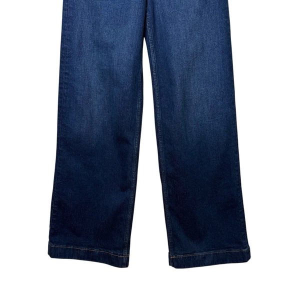 Reformation Bex Super Stretch High Rise Wide Leg Wheelet Wash Jeans Sz 27 - Picture 6 of 12